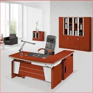 Wooden office desk